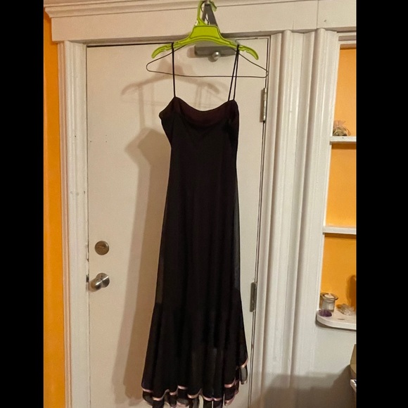 Brown and Pink Formal Dress - Picture 2 of 3